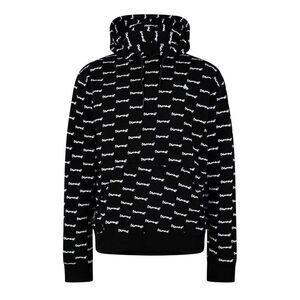 Money Mens All Over Logo Hoodie / Black